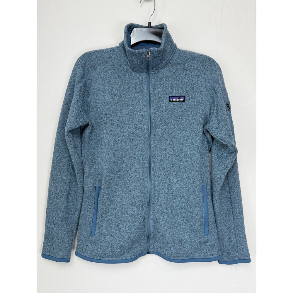 Patagonia Women's Better Sweater Jacket Size M Blue Full Zip Fleece 25543 SP21